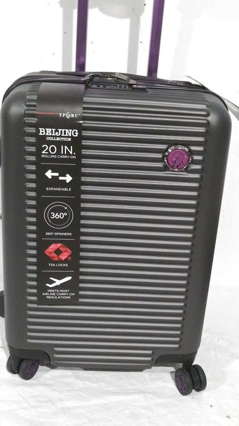$280 New Traveler's Club Beijing Hard side 20" Carry On TSA Luggage Suitcase