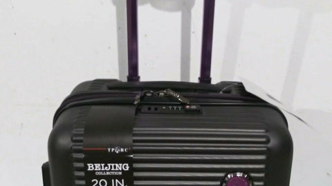 $280 New Traveler's Club Beijing Hard side 20" Carry On TSA Luggage Suitcase