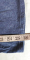 Maurices Women Short-Sleeve Necklace Print Embellished Blue Cotton Blouse Top M - evorr.com