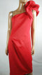 $199 New Betsy Adam Women's One Shoulder Ruffle Red Party Tunic Dress Size 12 - evorr.com