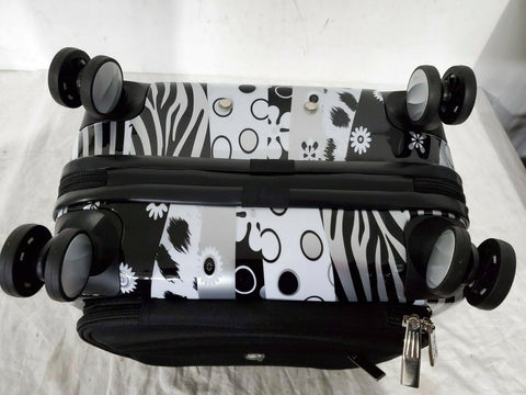 $178 Mia Toro ITALY Tropicolla Hard Spinner 14" Companion Underseat Bag Luggage