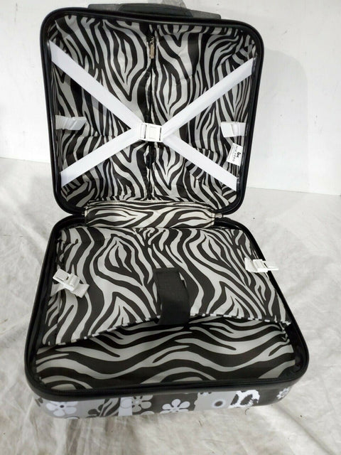 $178 Mia Toro ITALY Tropicolla Hard Spinner 14" Companion Underseat Bag Luggage