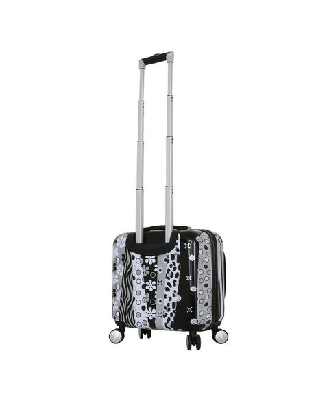 $178 Mia Toro ITALY Tropicolla Hard Spinner 14" Companion Underseat Bag Luggage