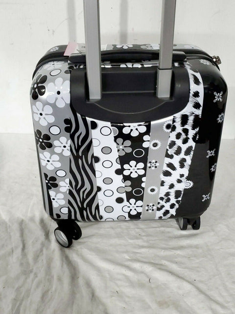 $178 Mia Toro ITALY Tropicolla Hard Spinner 14" Companion Underseat Bag Luggage