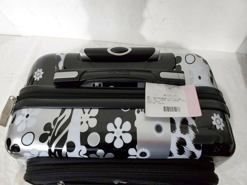 $178 Mia Toro ITALY Tropicolla Hard Spinner 14" Companion Underseat Bag Luggage