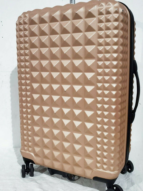 $300 Steve Madden B-2 Armor Hard Medium 24" Luggage Suitcase Pink Upright