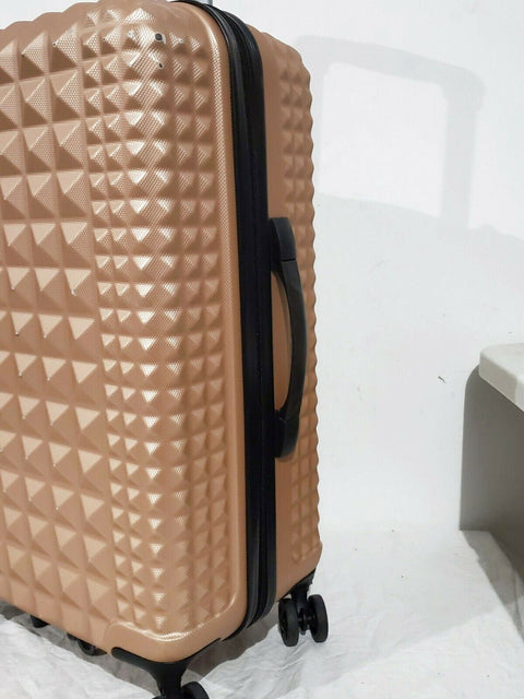 $300 Steve Madden B-2 Armor Hard Medium 24" Luggage Suitcase Pink Upright