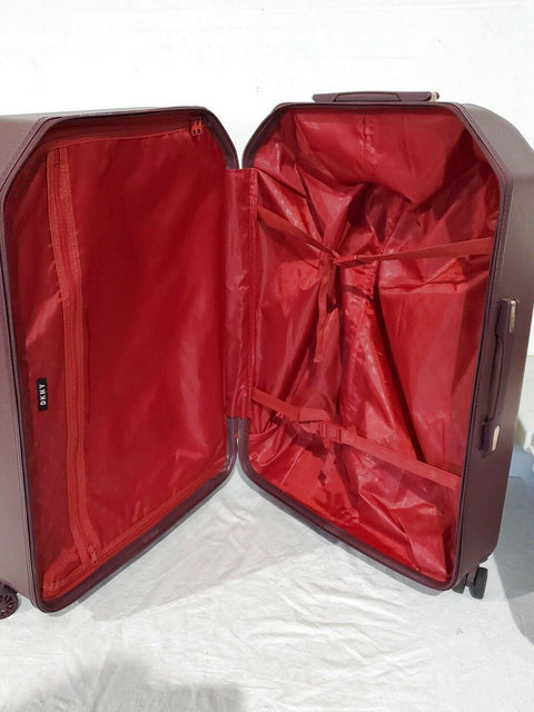 $350 DKNY Allure 28" Hard Shell Spinner Wheels Wine Suitcase Luggage