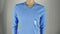 Alfani Men's V-Neck Long-Sleeve Cotton Texture Mist Blue Sweater Pullover Top S