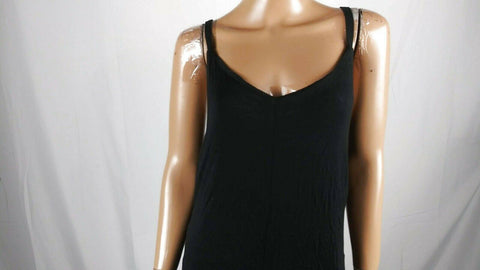 $109 INC Concepts Womens V-Neck Sleeveless Maxi Dress Black Multi Stripe Plus 3X - evorr.com