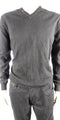 Club Room Men's Black Ribbed V-Neck Long Sleeve Top Knit Pullover Sweater Top L