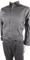 Alfani Men Dress Shirt Black Button Down Long-Sleeve Regular-Fit 15 15.5 32-33 M