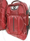 $380 Travelers Choice Cross Point 2-Piece Luggage Set Backpack Red Rolling Wheel