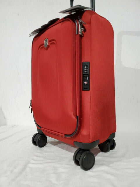 $620 NEW VICTORINOX SWISS ARMY NOVA FREQUENT FLYER SOFT 22" CARRY-ON LUGGAGE RED