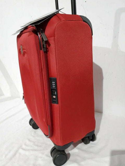 $620 NEW VICTORINOX SWISS ARMY NOVA FREQUENT FLYER SOFT 22" CARRY-ON LUGGAGE RED