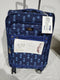 $380 New Jessica Simpson 21" Quilted Pineapple Soft Spinner Suitcase Carry On