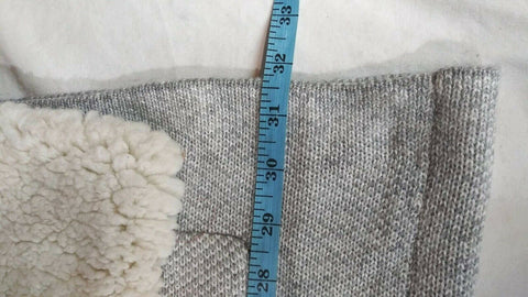 Style&Co Women Drapey Pocket Duster Cardigan Sweater Fleece Collar Gray Plus 0X - evorr.com