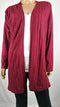 Karen Scott Women Long Sleeve Red Front Open Pointelle Cardigan Sweater Plus 2X