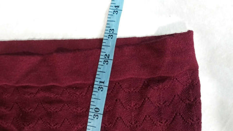 Karen Scott Women Long Sleeve Red Front Open Pointelle Cardigan Sweater Plus 2X