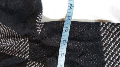 New NY COLLECTION Women Duster Cardigan Sweater Long Sleeve Black Check Plus 2X