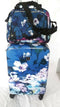 $340 TAG Pop Art 20'' Carry On 2 PC Hard Luggage Suitcase Floral Blue Multi