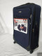 $200 NEW TAG Springfield III Blue 2 Piece Luggage Set Expandable Suitcase Navy