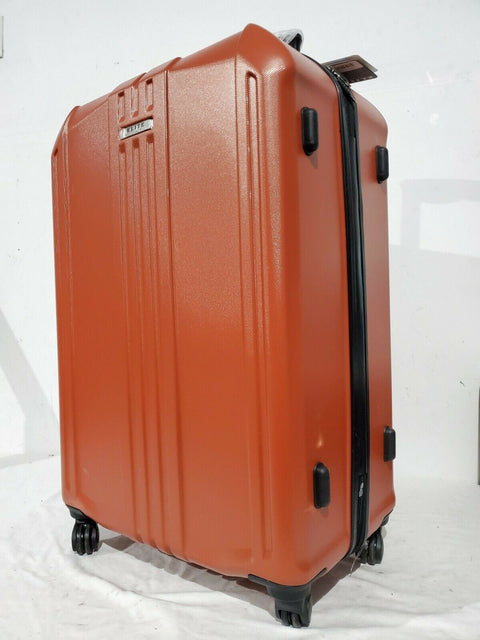 $400 Elite Luggage Capitola 29" Hard Shell  Luggage Spinner Suitcase Orange