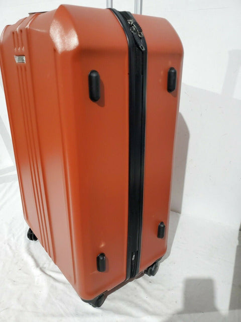$400 Elite Luggage Capitola 29" Hard Shell  Luggage Spinner Suitcase Orange