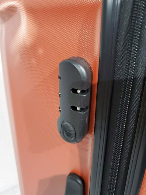 $400 Elite Luggage Capitola 29" Hard Shell  Luggage Spinner Suitcase Orange