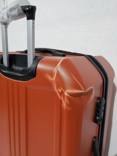 $400 Elite Luggage Capitola 29" Hard Shell  Luggage Spinner Suitcase Orange