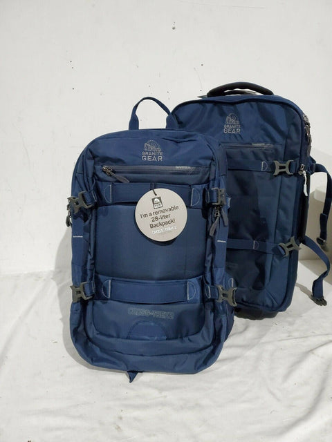 $400 Granite Gear Cross-Trek 2 Wheeled Carry-On with Removable Backpack Suitcase