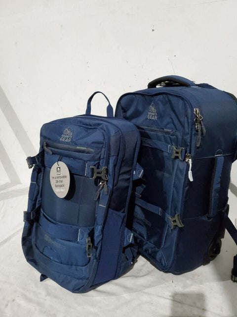 $400 Granite Gear Cross-Trek 2 Wheeled Carry-On with Removable Backpack Suitcase