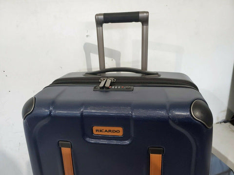 $320 Ricardo Cabrillo 2.0 25" Hard case Spinner Suitcase Luggage Blue TSA Lock