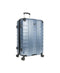 $380 New Kenneth Cole Reaction 42nd Street Suitcase Luggage Hard case Blue 24"