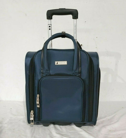 $240 LONDON FOG Southbury II Under-Seater Bag Carry On Luggage Blue