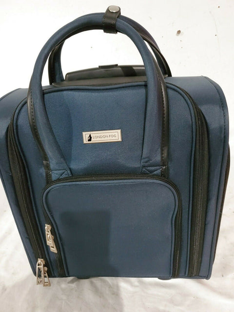 $240 LONDON FOG Southbury II Under-Seater Bag Carry On Luggage Blue