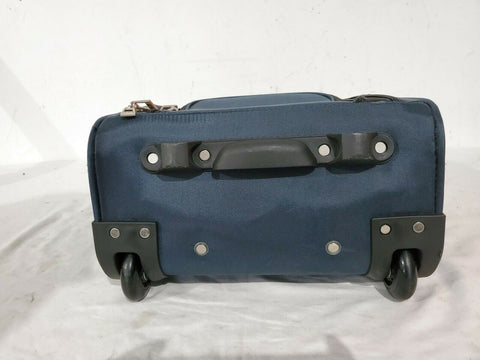 $240 LONDON FOG Southbury II Under-Seater Bag Carry On Luggage Blue