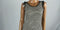 Ralph Lauren Womens Scoop-Neck Sleeveless White Black Striped Side Slit Dress XS