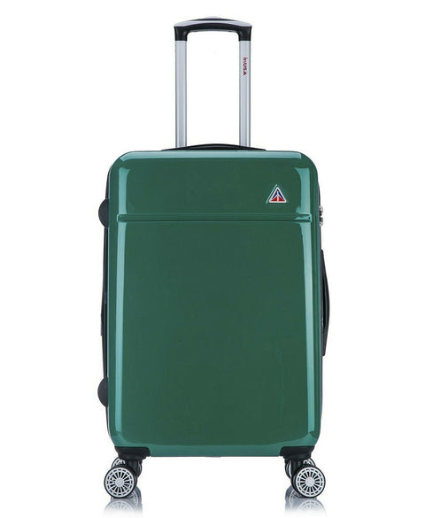 $450 InUSA AVILA 24" Lightweight Hard Spinner Suitcase Luggage Green TSA lock