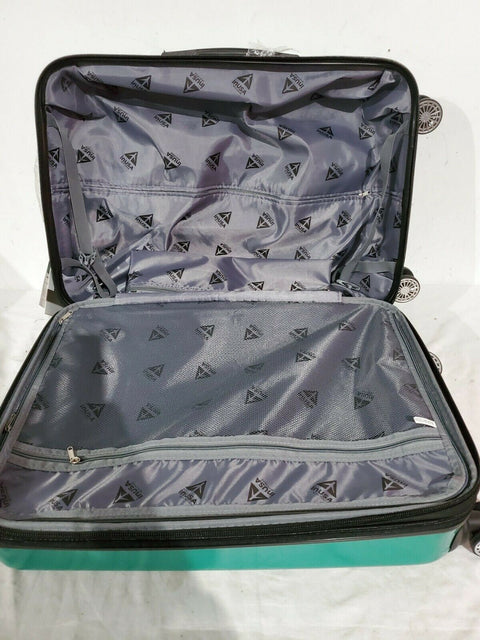 $450 InUSA AVILA 24" Lightweight Hard Spinner Suitcase Luggage Green TSA lock