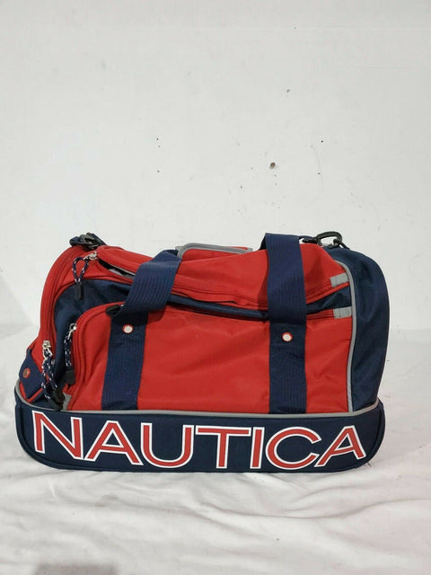 NAUTICA Submariner 20" Duffle Travel Bag Carry On Red