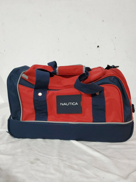 NAUTICA Submariner 20" Duffle Travel Bag Carry On Red