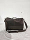 $340 KENNETH COLE REACTION FLAP OVER MESSENGER LEATHER LAPTOP BAG BROWN