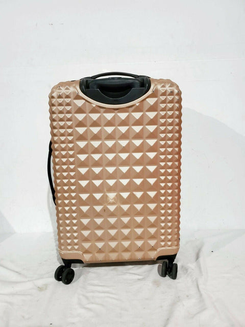 $300 Steve Madden B-2 Armor Hard Medium 24" Luggage Suitcase Pink Trolley