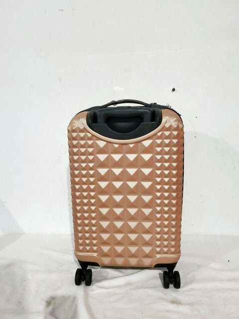 $200 Steve Madden B-2 Armor Hard Carry on 20" Luggage Suitcase Pink Lightweight