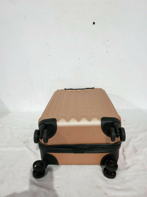 $200 Steve Madden B-2 Armor Hard Carry on 20" Luggage Suitcase Pink Lightweight