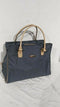Isaac Mizrahi Ingram DLX Shopper Tote Travel Bag Blue Striped - evorr.com