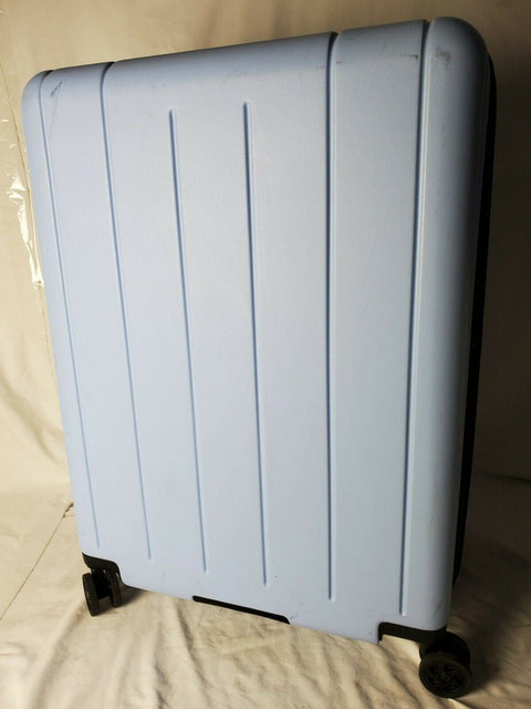 $480 New Trips 2.0 29" Hard Check-In Luggage Blue Spinner Suitcase TSA Lock