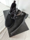 INC International Concepts Men Darius Patch Chukka Boot Suede Shoes Black 8.5 M