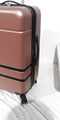 $340 London Fog Southbury ii 25" Hard Expandable Spinner Luggage Suitcase ROSE